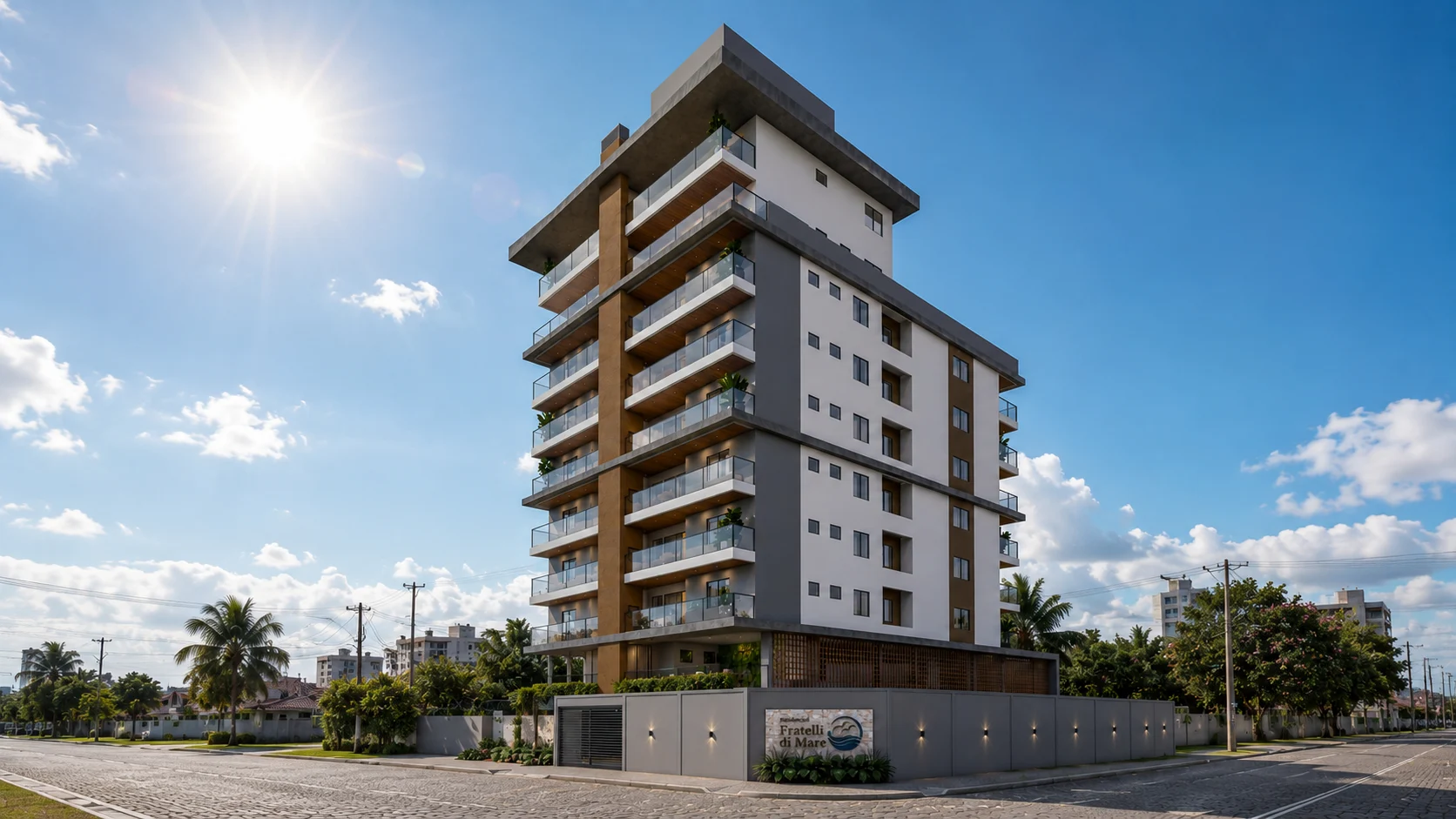 Residencial Fratelli di Mare — Vista da Rua