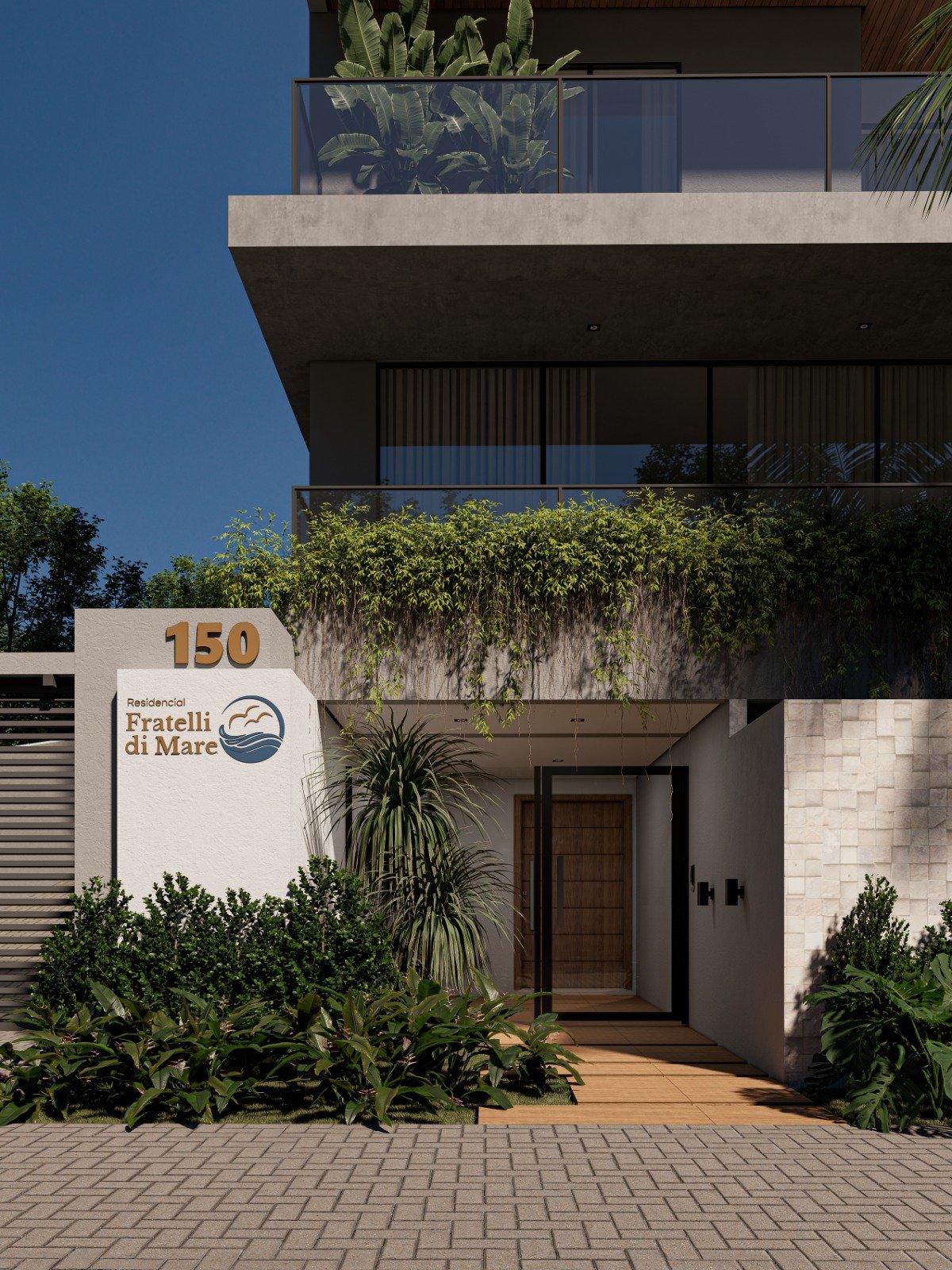 Residencial Fratelli di Mare — Entrada e Portaria