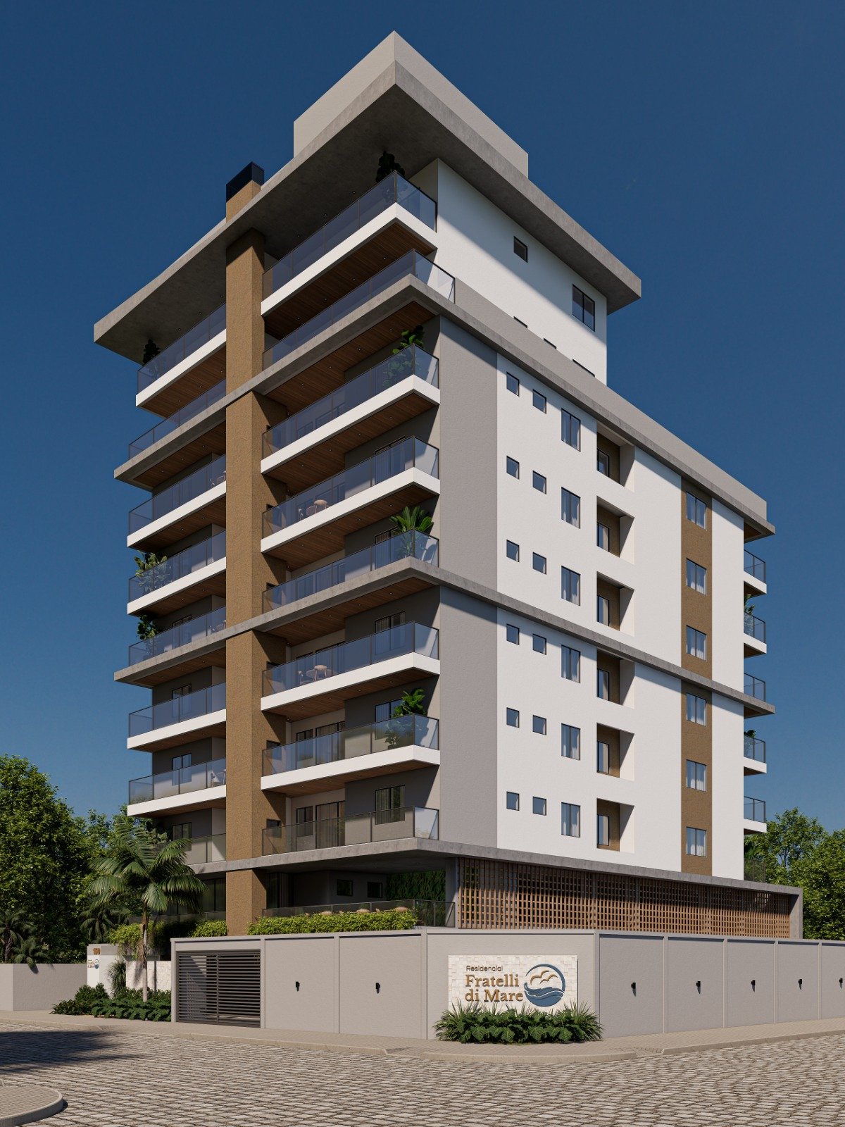 Residencial Fratelli di Mare — Render Fachada