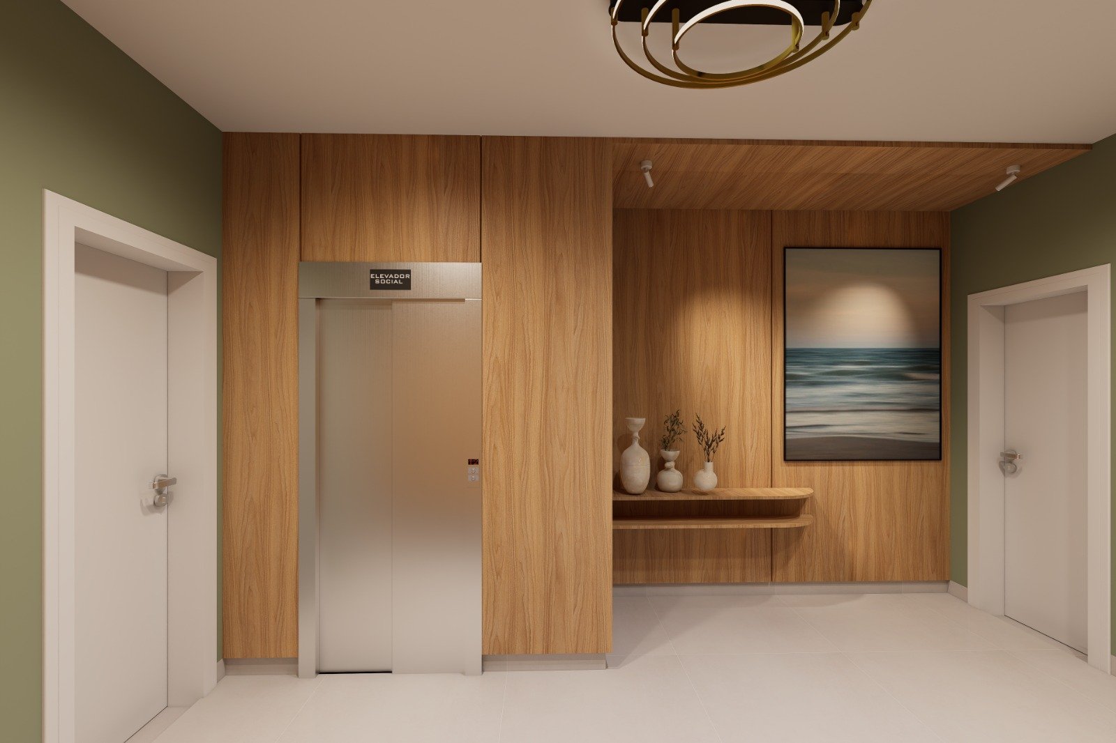 Residencial Fratelli di Mare — Hall dos Apartamentos